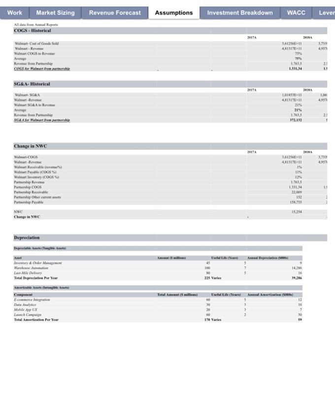 build 3 statement financial models, budget variance, and dcf valuation