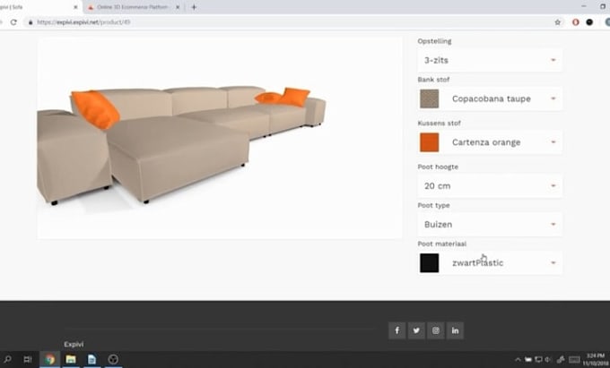 build interactive 3d product configurator for your website using threejs, webgl