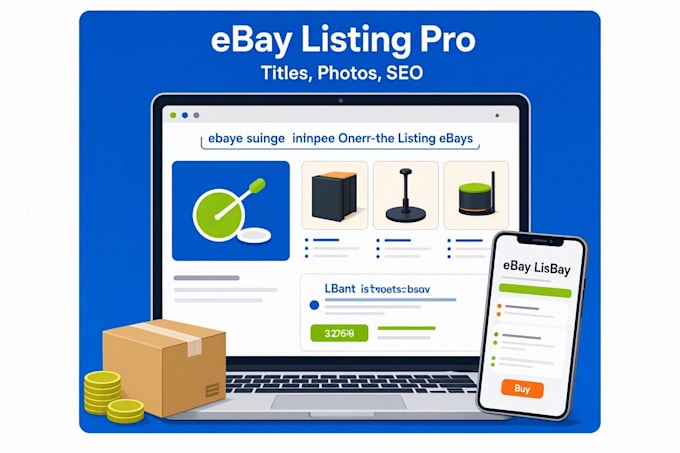 create and optimize ebay product listings with SEO and research