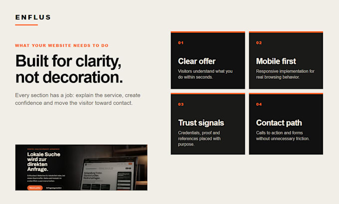 build a fast professional website for your local business
