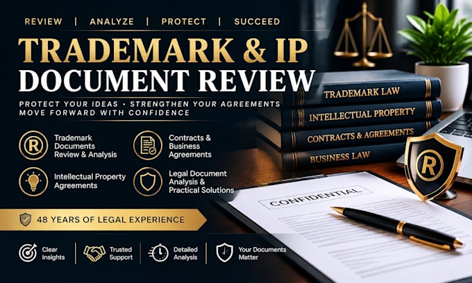 analyze trademark documents contracts and intellectual property agreements