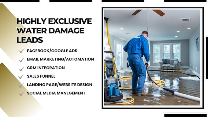 generate water damage lead generation