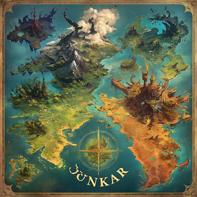 do map illustration map design fantasy map vector map