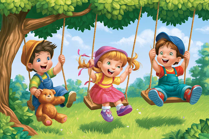 create childrens book illustration