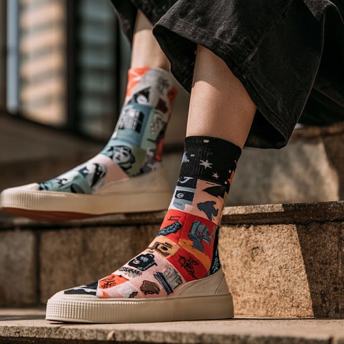 custom and pattern socks design