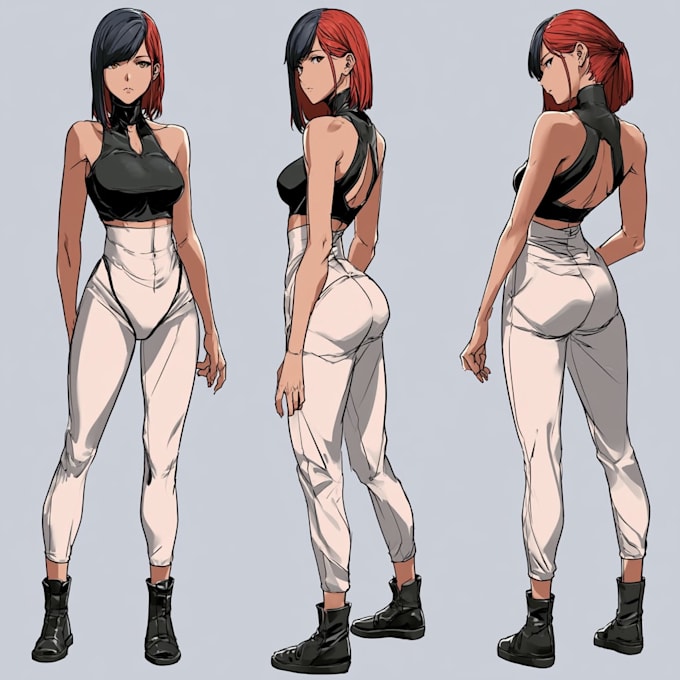 do a anime anime sheet art