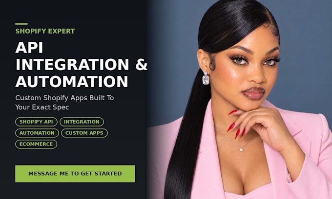 do shopify API integration, automation and custom app development