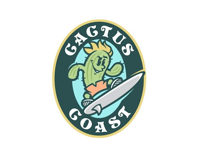 design a creative cactus logo for your business