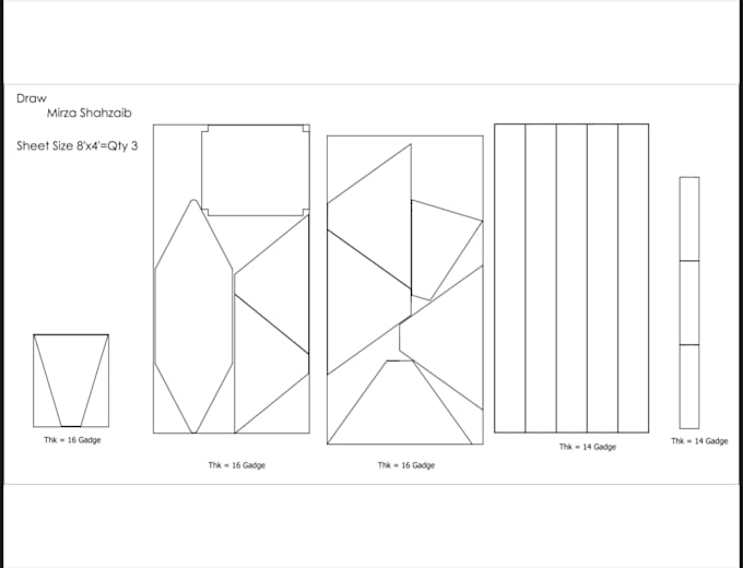 do 2d mechanical cad drawings, sheet metal flat patterns, and cnc nesting