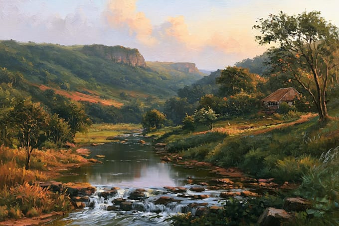 landscape oil painting art