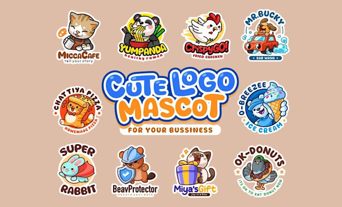 create cute kawaii sticker sheet design