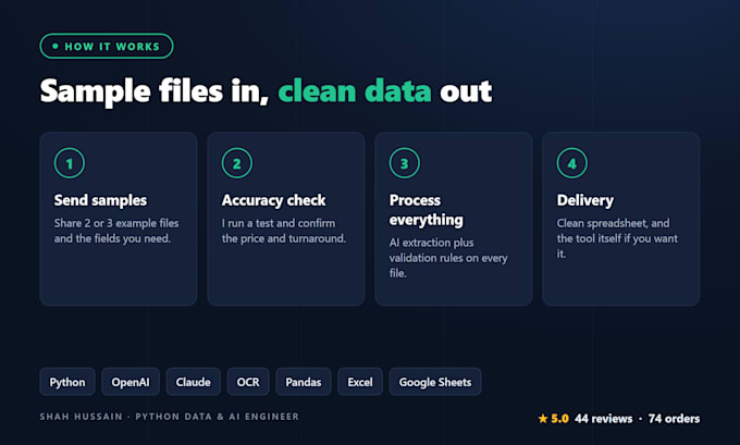extract data from PDF, invoices and documents to excel using ai