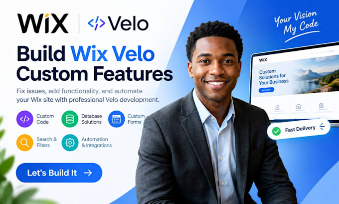 build wix velo custom features, code, search, cms automation and api integration