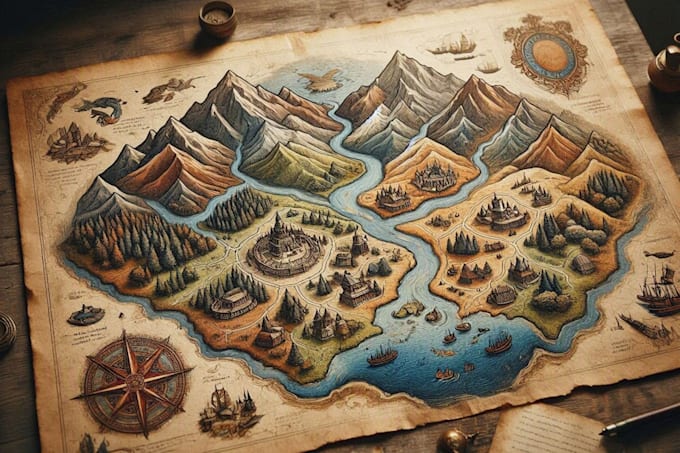 make a map for your novel