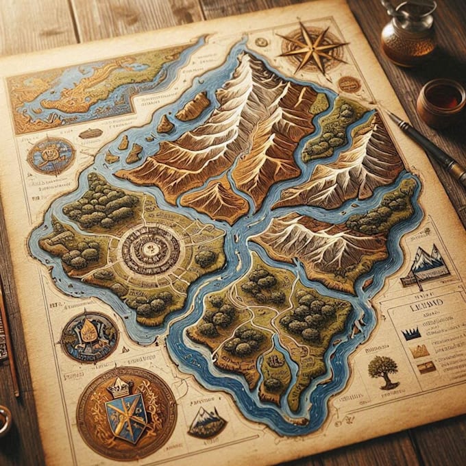 illustrate a medieval world