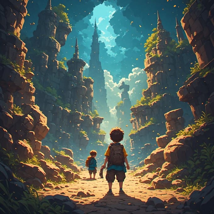 children book cover and children book illustrations