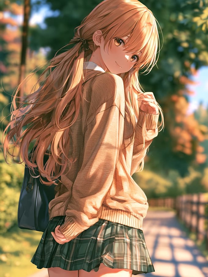 draw anime character illustration