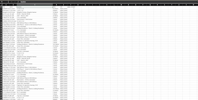 python web scraping, data extraction, and web crawling