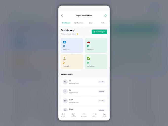 develop a full stack react native mobile app for ios and android