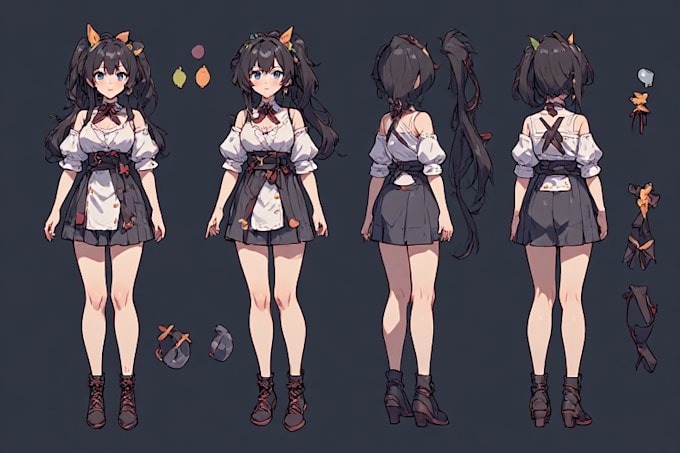 make illustration in anime and manga style