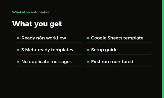 set up automatic whatsapp payment reminders with n8n