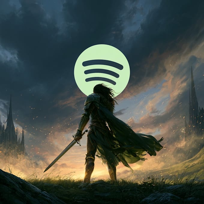 design dreamy surreal spotify album cover