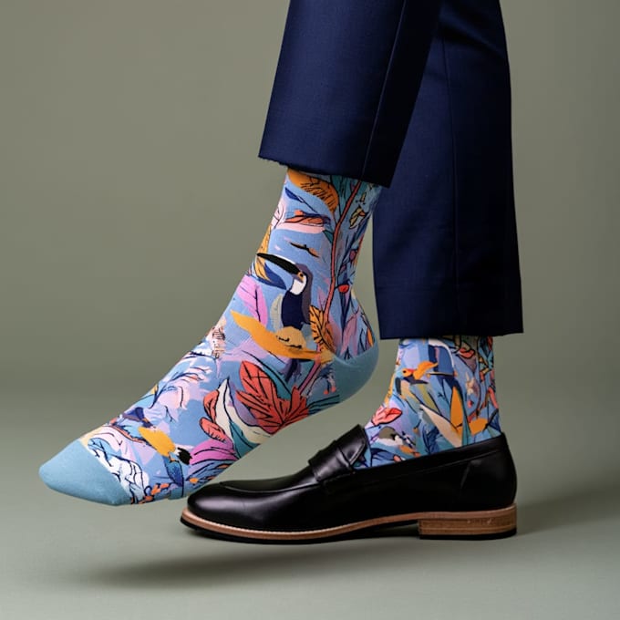 design custom and unique socks design