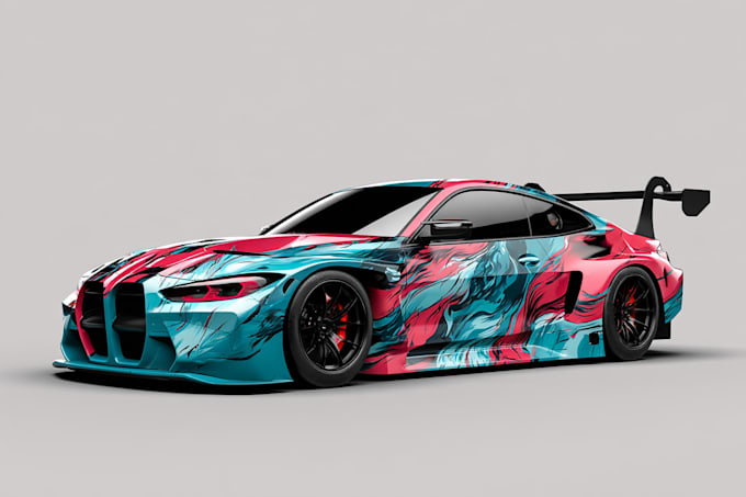 design a professional wrap for your car or van and bus