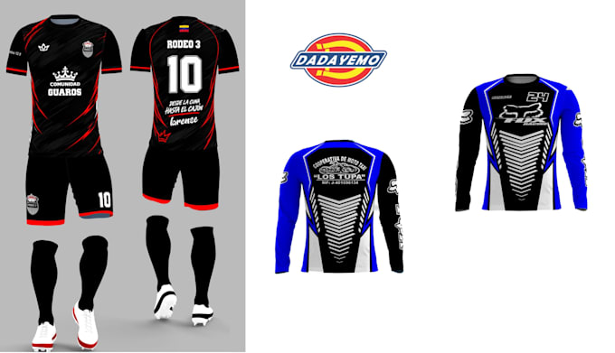 design custom sublimation jerseys and sportswear patterns