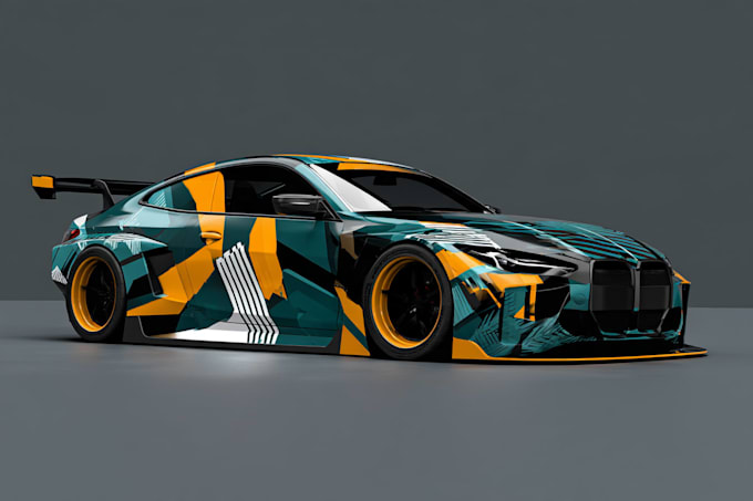vehicle wrap, car wrap design