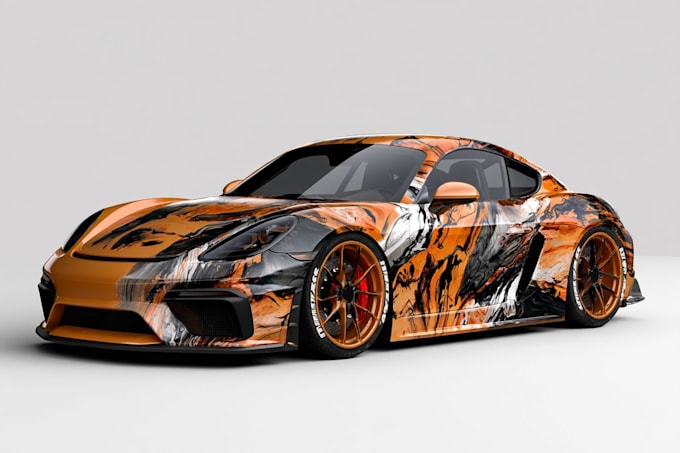 design a professional and custom car wrap
