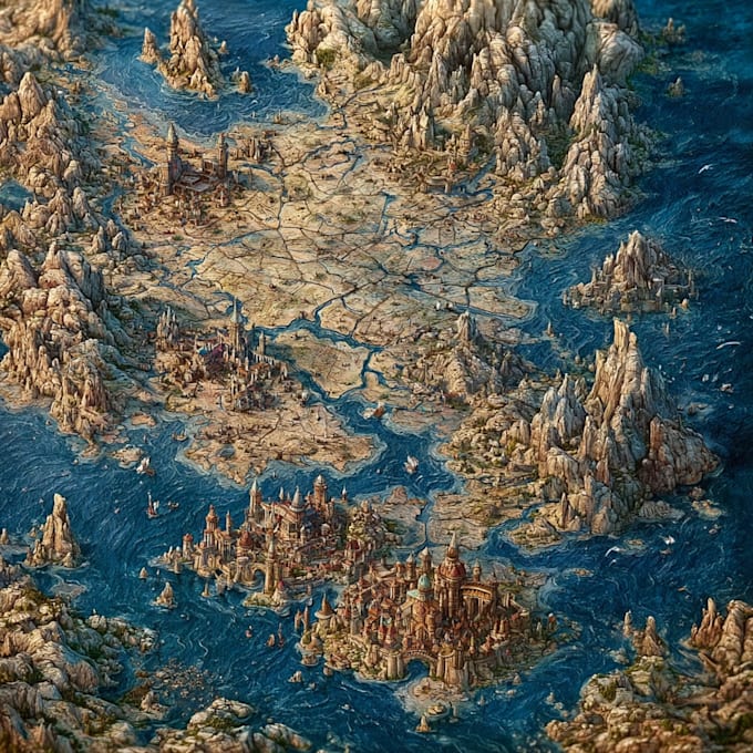 draw a map illustration for your project