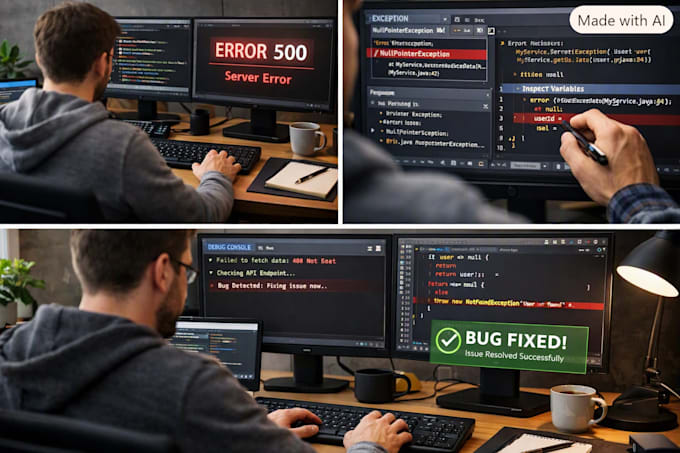fix and debug java spring boot rest apis