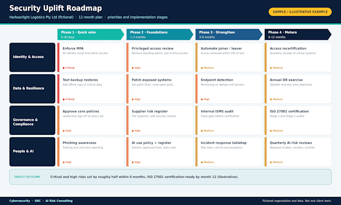 uplift your ai, cyber security, and grc capabilities