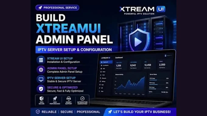 setup and configure your iptv panel and server