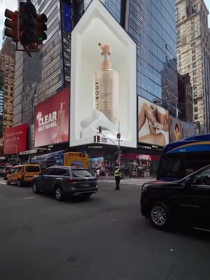 do billboard animation, 3d billboard animatio, anamorphic animation, led screen