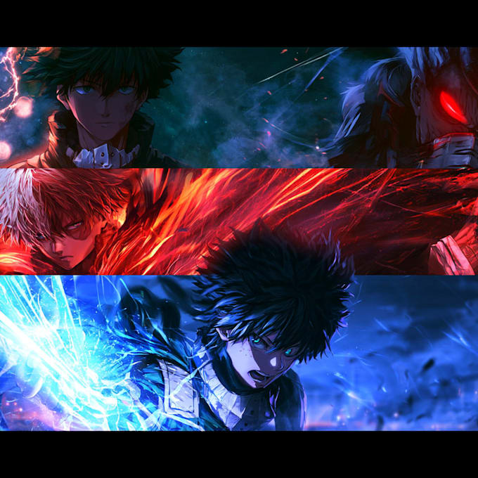 Diseñaré un banner de anime impresionante para tu canal