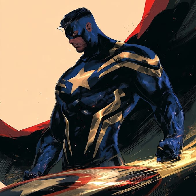 superhero character and comic