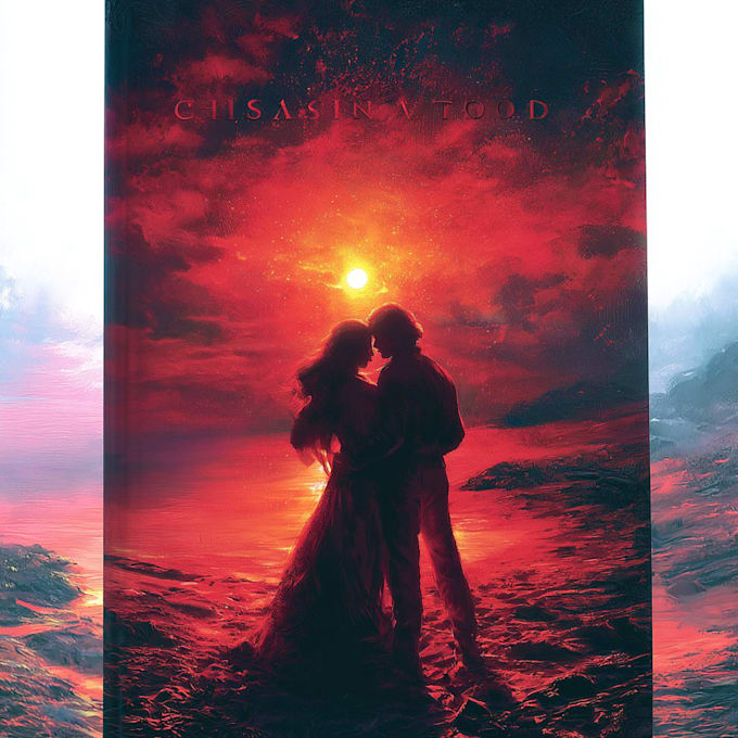 make romantic book cover design