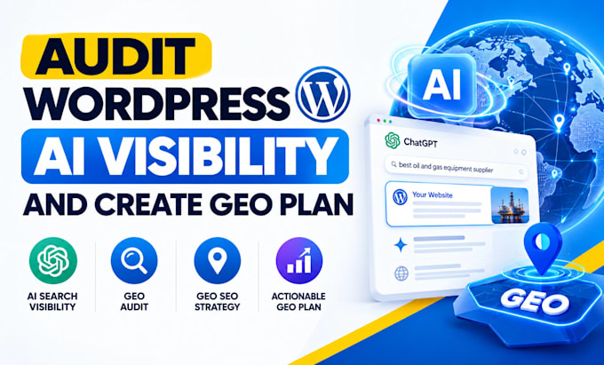 audit wordpress ai visibility and create GEO plan