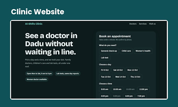 build a modern responsive
