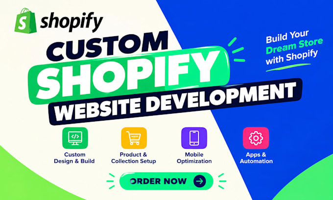 build custom automated france shopify website development redesign shopify store