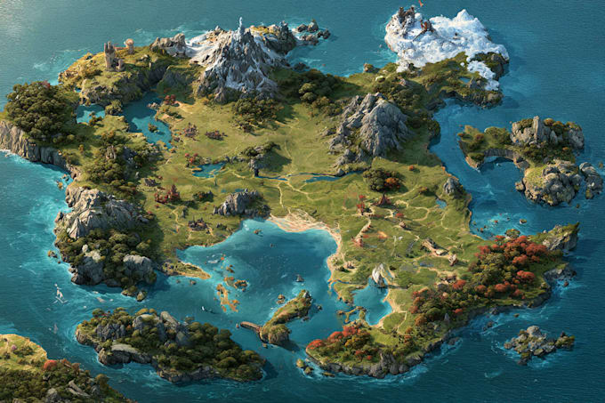 do fantasy map design