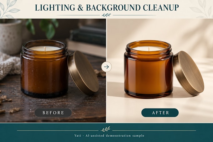 enhance and retouch your ecommerce product photos