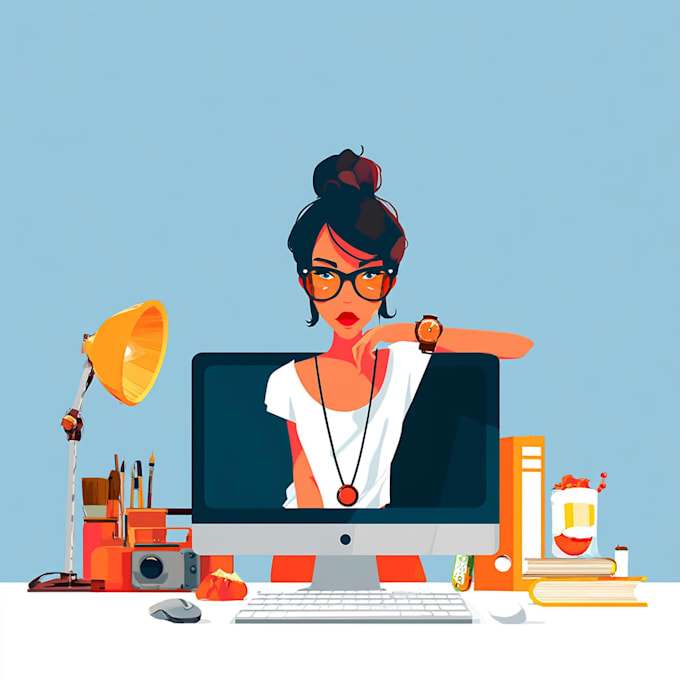 design flat vector illustration or graphic art