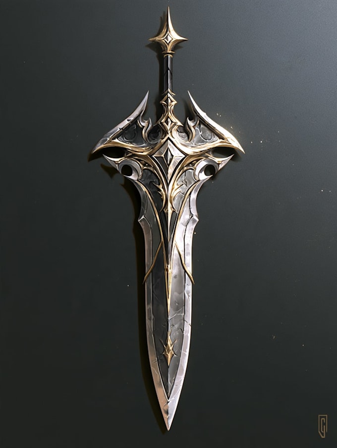 do a fantasy game logo