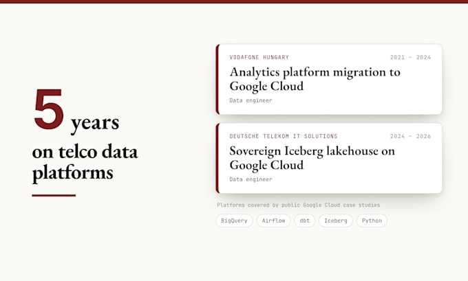 build your gcp data platform with bigquery, airflow, dbt and iceberg
