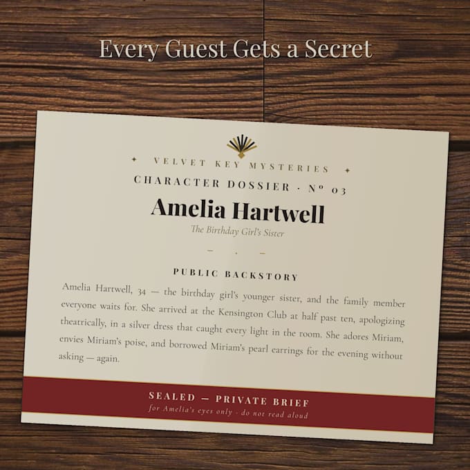 write a custom mystery game script for your party or team