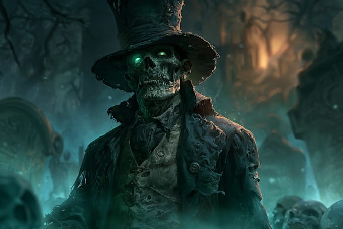 draw horror character illustration