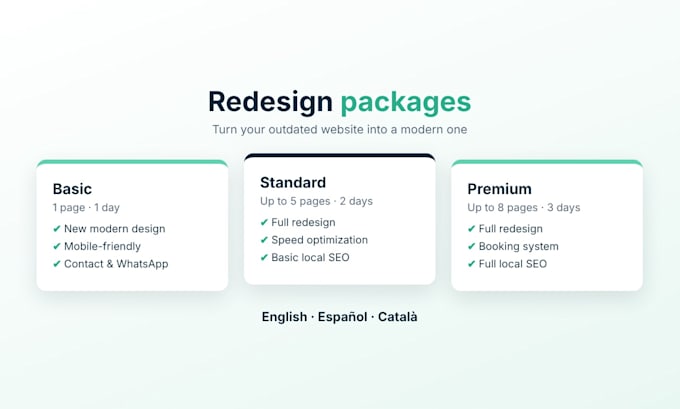 redesign your outdated website into a modern mobile friendly site
